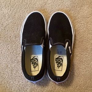 Black Slip On Vans